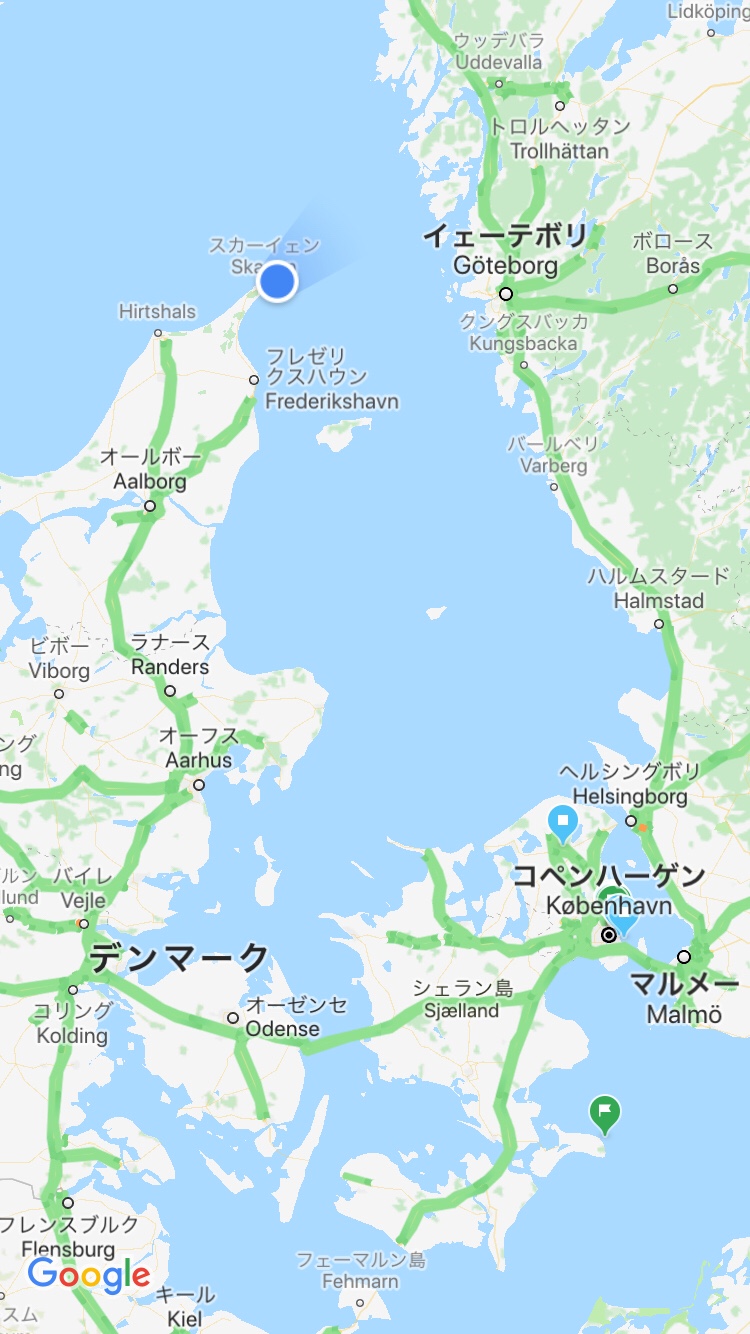 デンマーク最北端に位置するスケーエン
